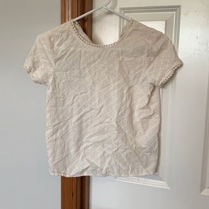 XS White blouse from Abercrombie